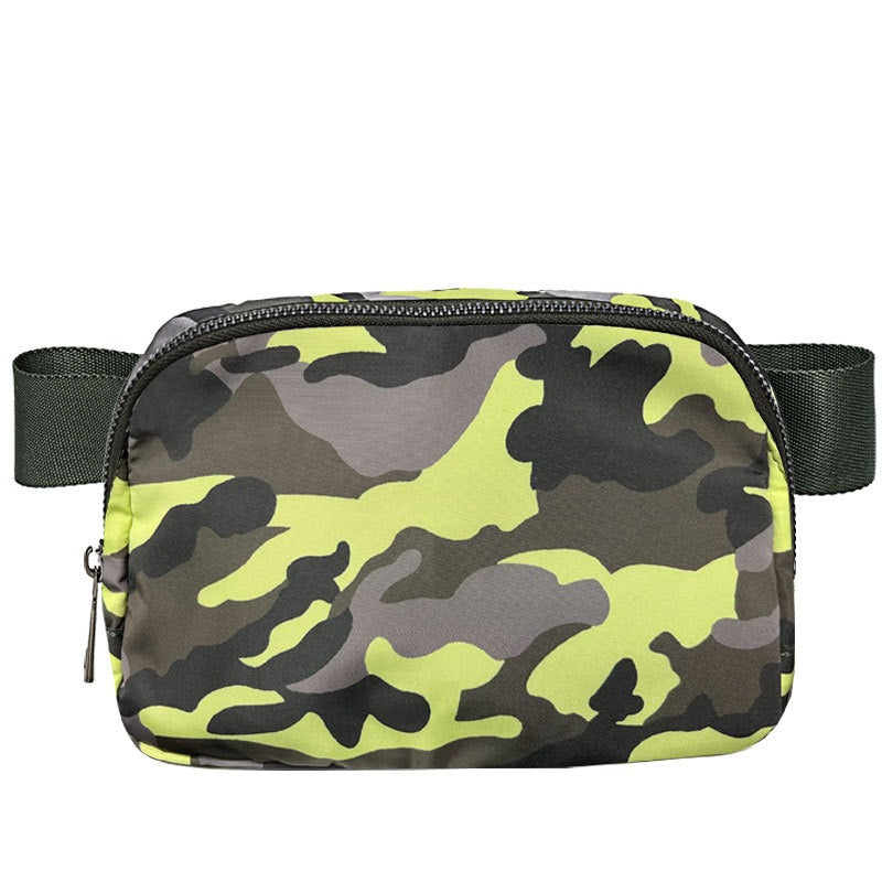 Waist Bag Nylon Waterproof Chest Bag Outdoor Sports Running Waist Bag Dew Cross Body Waist Bag For Men And Women