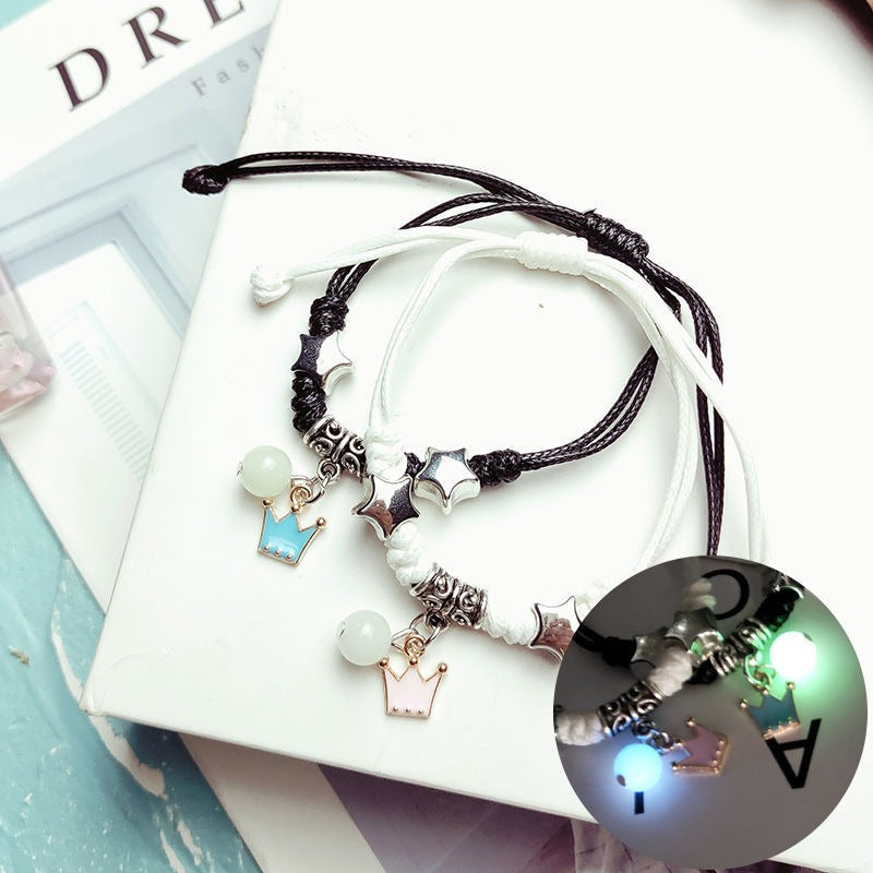 Glow Bracelet Girl Student Two Friends Korean Fashion Glow Bracelet Couple