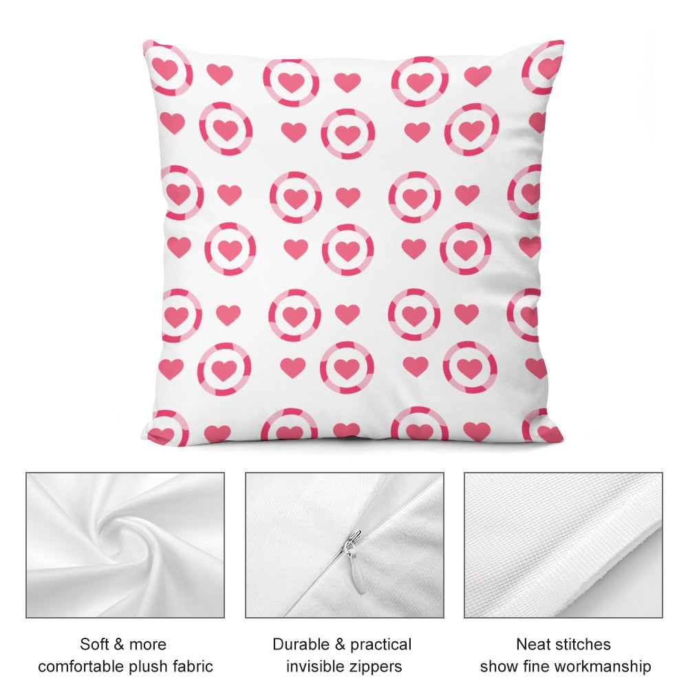 Plush pillow case (double-sided design)