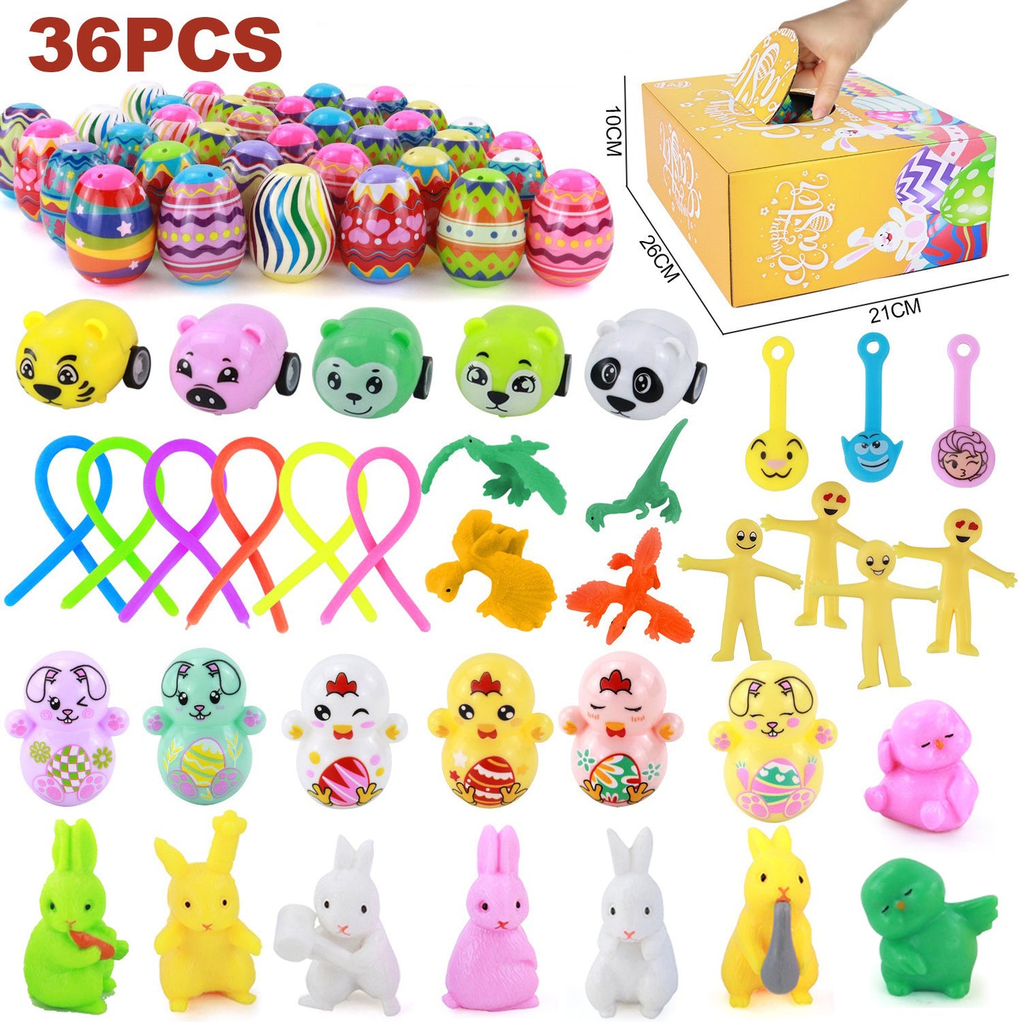 Easter Egg Set Does Not Fall Blind Box Children's Gifts Pinch Stress Relief Toys