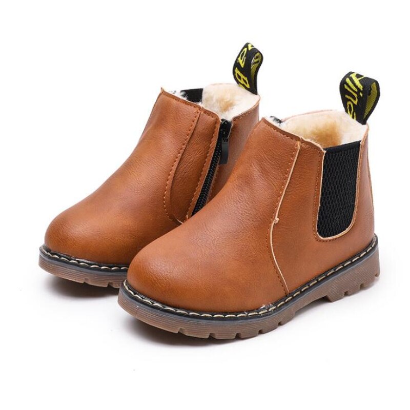 Botas de lluvia de invierno limitadas, botas cortas, zapatos para niños grandes, botas cortas para niños, zapatos de cuero de Inglaterra, botas para niñas, botas nuevas