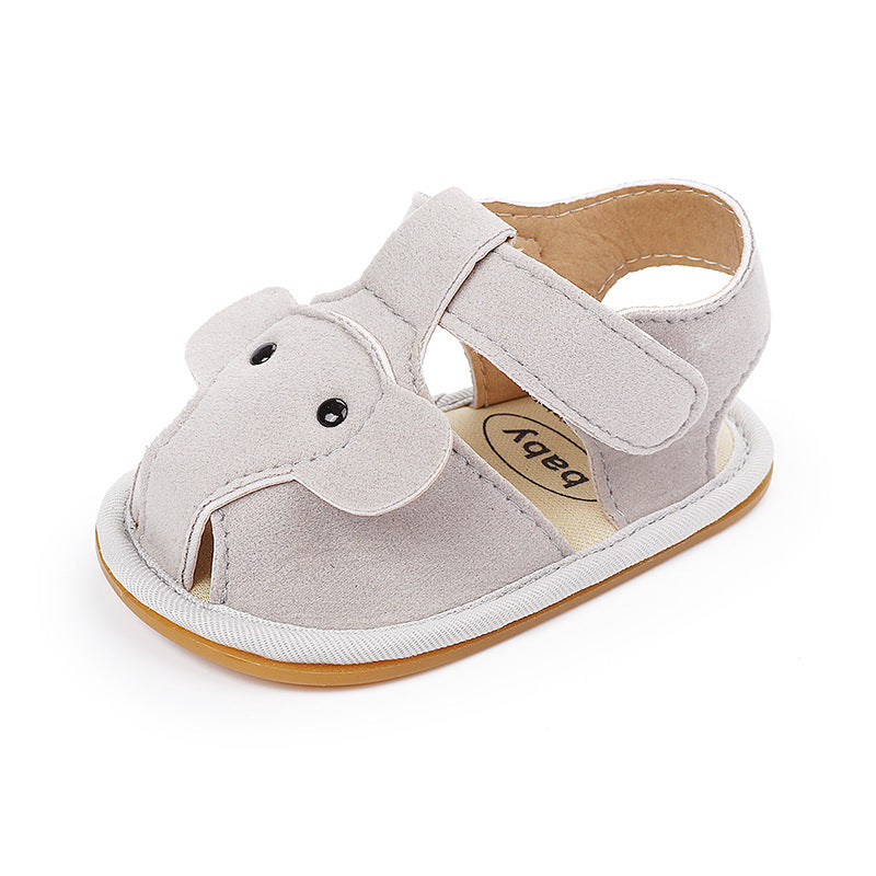 Baby Boy Sandals Newborn Rubber Sole Shoes 0-1 Years Old Summer Breathable Shoes Toddler Shoes