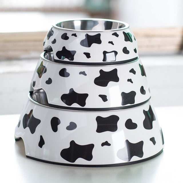 Dog Bowl Cat Food Bowl Stainless Steel Dual-Use Feeding And Drinking Bowl Removable Non-Slip Single Bowl Pet Bowl