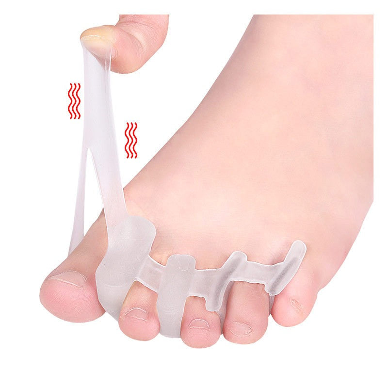 Corrector de valgo del pulgar, separador de dedos, separador de dedos para adultos, absorción de impactos y alivio de presión para huesos grandes del pie