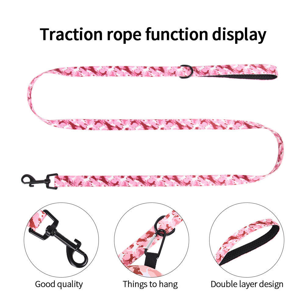 New Pet Leash Undershirt Type Dog Chest Strap Set Of Small And Medium-Sized Dog Walking Rope Dog Rope