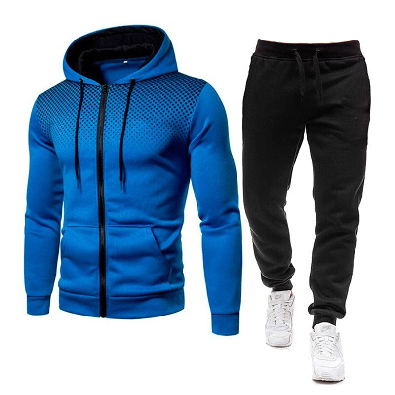 Pantalones de suéter de nuevo estilo para ropa deportiva y fitness para hombre, traje de otoño e invierno para hombre