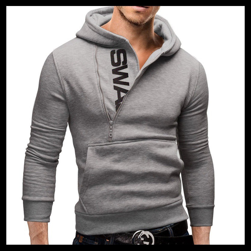 Muscle New Fitness Sports Bodysuit Men's Autumn Leisure Running Training Loose Youth Hoodie