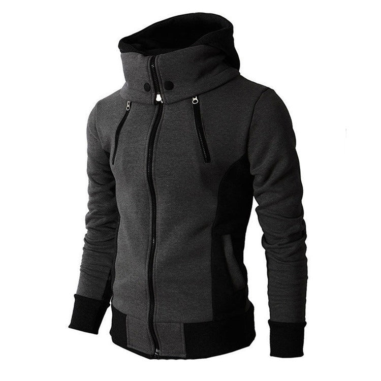 New Men's Hooded Zippered Sweater Casual Autumn Winter Jacket Sports Outdoor Men's Coat