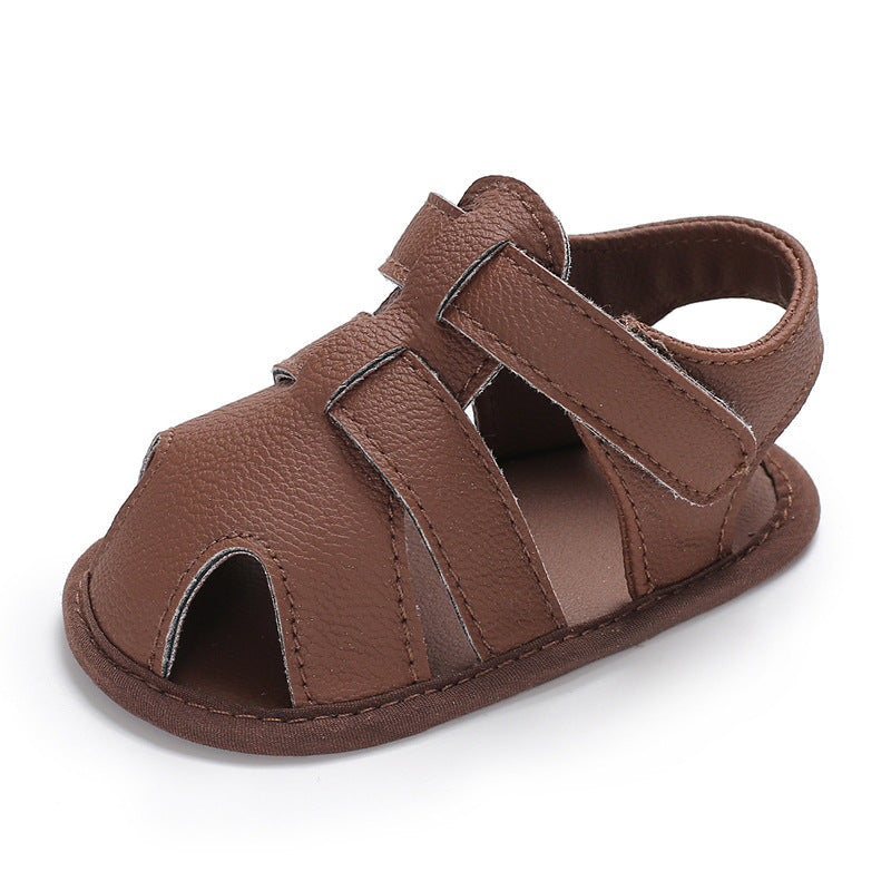 Zapatos de bebé Verano Bebé Niño 0-1 Años Sandalias de color sólido Zapatos para niños pequeños