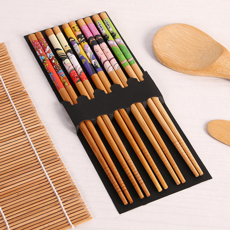 Sushi Tool Set Japanese Style Compact Roll Making Seaweed Rice Ball Bento Tool Set