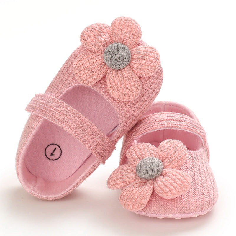 Spring And Autumn Style 0-1 Year Old Baby Toddler Shoes Soft Bottom Breathable Baby Shoes All-Match Princess Shoes