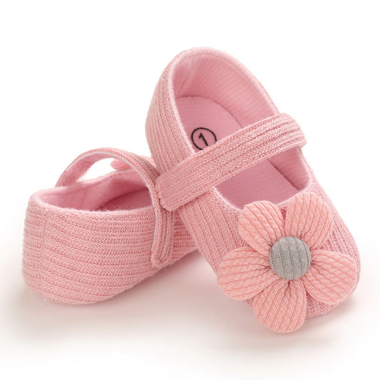 Zapatos para bebés de 0 a 1 años, estilo primavera y otoño, zapatos para bebés con suela suave y transpirable, zapatos de princesa que combinan con todo 