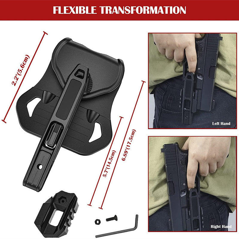 Tactical Military Pistol Holster Concealed Left Right Gun Holsters for All Double Stack Glock 9mm/SW40/357 Airsoft accessories