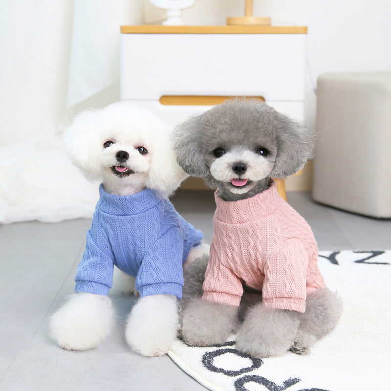 Pet Dog Clothing Autumn And Winter Clothing New Teddy Small Dog Pet Clothing Autumn And Winter Sweater