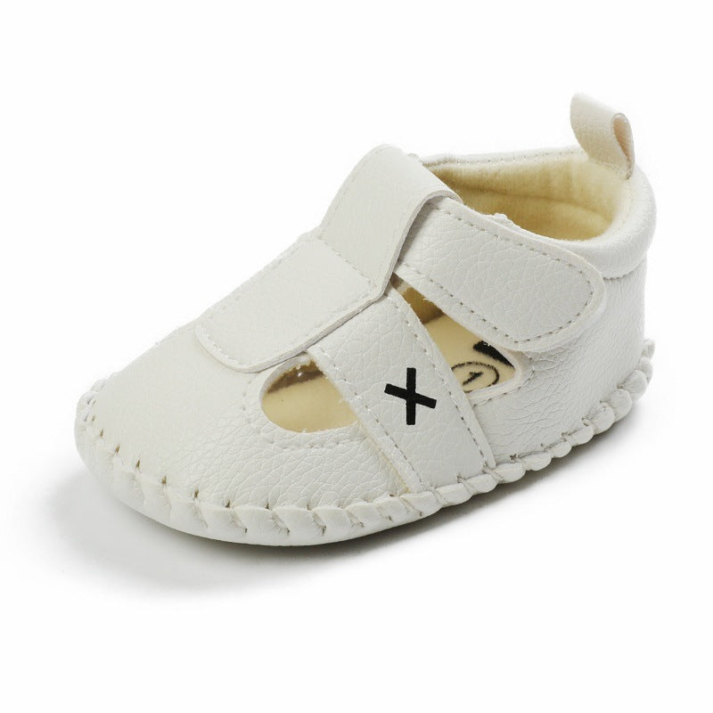 Summer Boy And Girl Baby 0-1 Years Old Half-Soled Hollow Baotou Anti-Kick Anti-Skid Baby Shoes Toddler Shoes