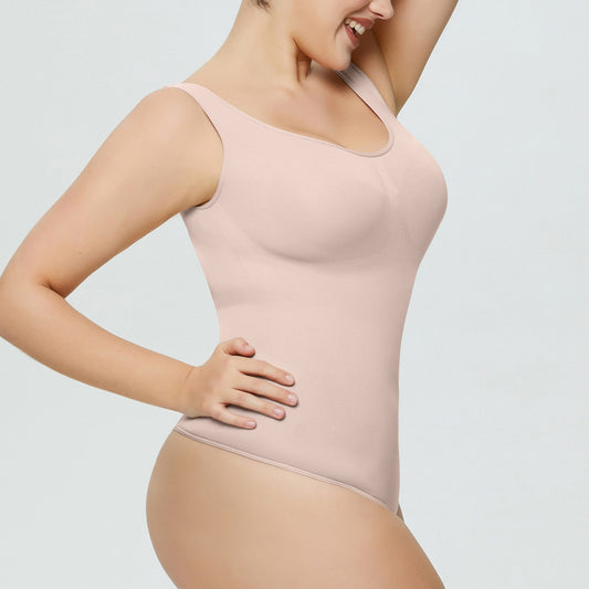 Grande Body senza cuciture Corsetto stretto da donna Body elástico dividido ajustado Body ajustado