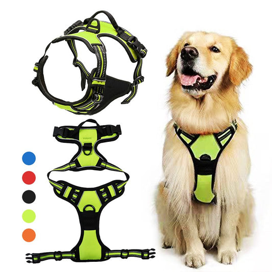 Pet Dog Chest Strap Vest Type Dog Explosion-Proof Buckle Traction Rope Dog Supplies Chest Strap