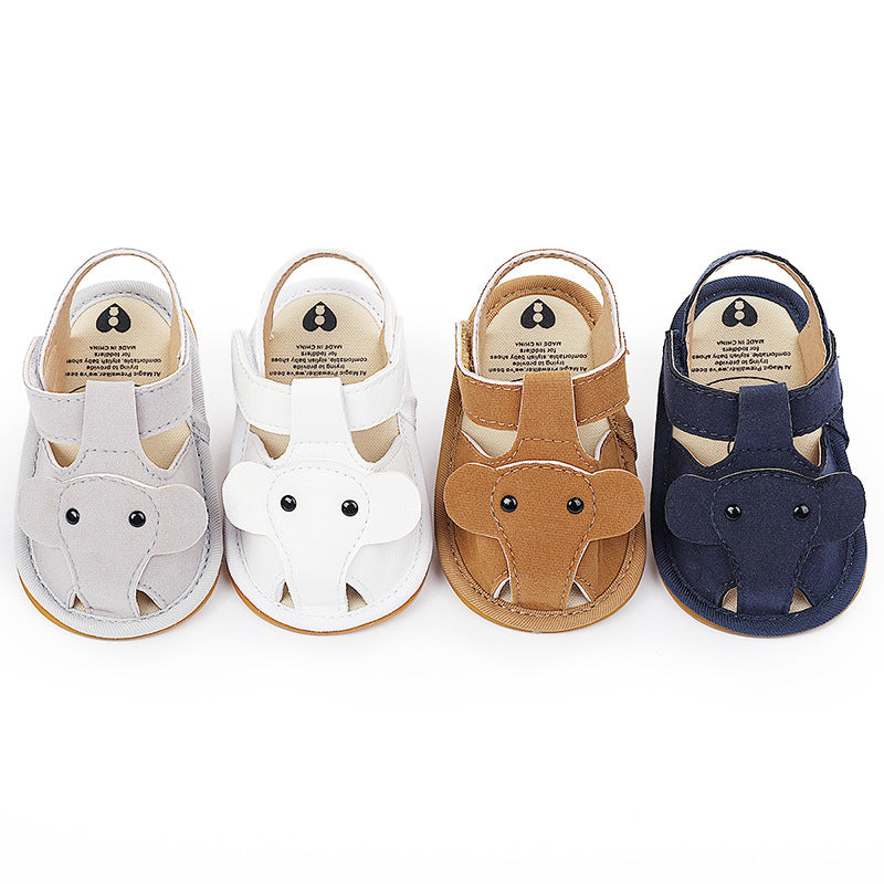 Baby Boy Sandals Newborn Rubber Sole Shoes 0-1 Years Old Summer Breathable Shoes Toddler Shoes