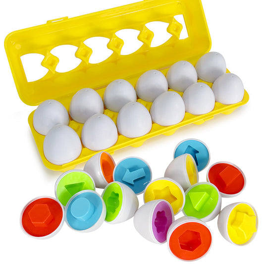 Smart Egg Matching Twisted Egg Recognition Color Imitation Egg Box Children's Puzzle Early Education Assembly Toy