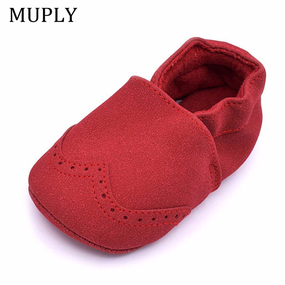 Nubuck Leather Baby Shoes Infant Toddler Baby Girl Boy Soft Sole First Walker Baby Moccasins High Quality Kid's Shoes For 0-18M