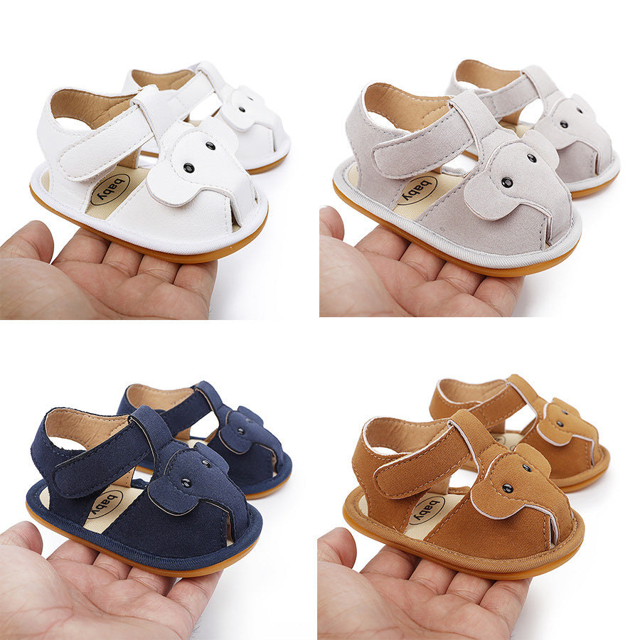 Baby Boy Sandals Newborn Rubber Sole Shoes 0-1 Years Old Summer Breathable Shoes Toddler Shoes