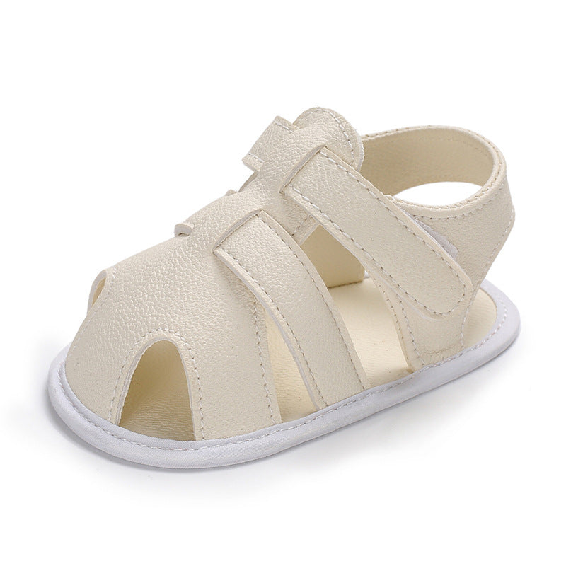 Zapatos de bebé Verano Bebé Niño 0-1 Años Sandalias de color sólido Zapatos para niños pequeños