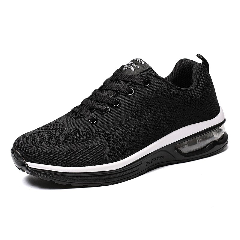 Men Running Shoes Breathable Lightweight Running Sneakers Women Flats Sports Shoes Air Cushioning Athtetic Gym Couple Shoes