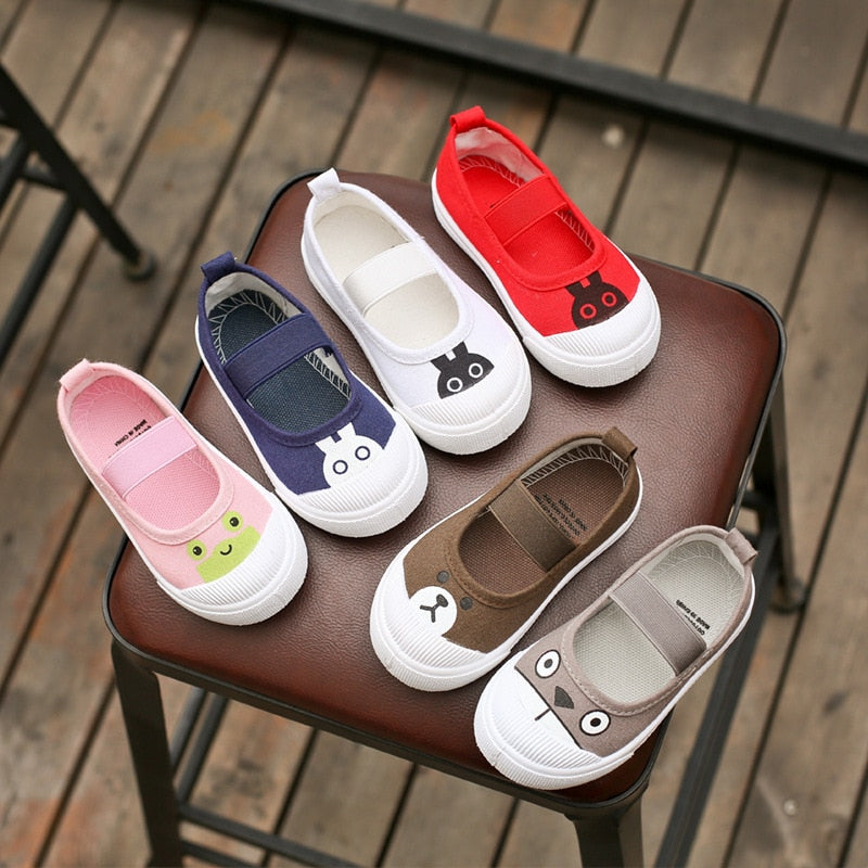 New Spring Autumn Children's Shoes White Canvas Shoes Baby Girls Boys Shoes Non-slip Little White Shoes Boys' Shoes Kids Shoes