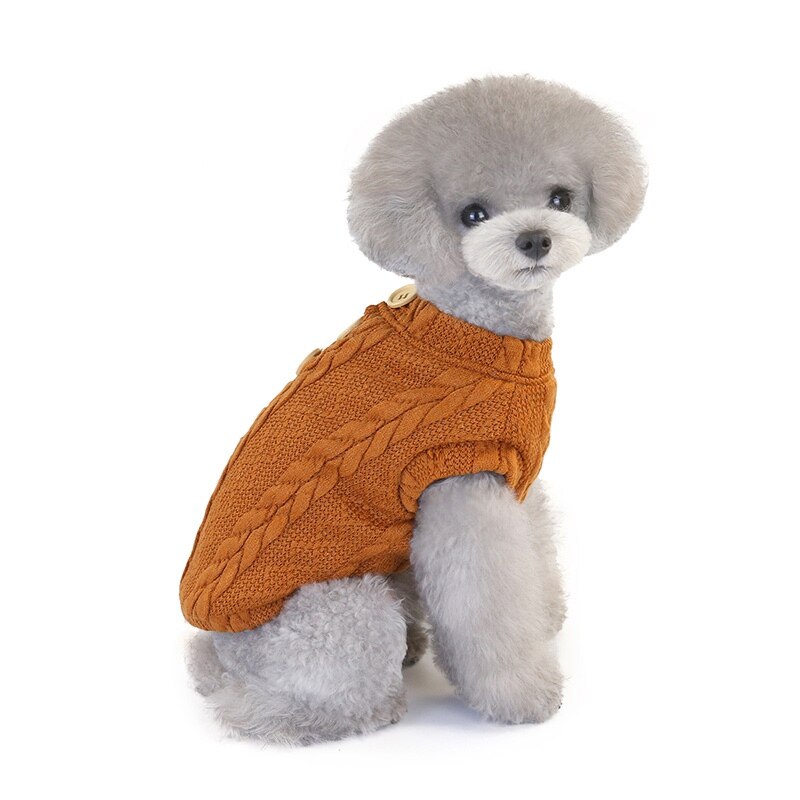 Dog Jacket Coat Pets Cats Clothes Sweater Winter Thickening Sweater Clothes