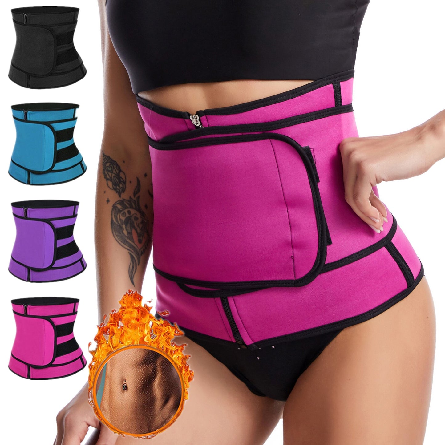 Nuevo estilo de dispositivo moldeador de cintura para mujer, faja de neopreno para el vientre, faja adelgazante para la cintura